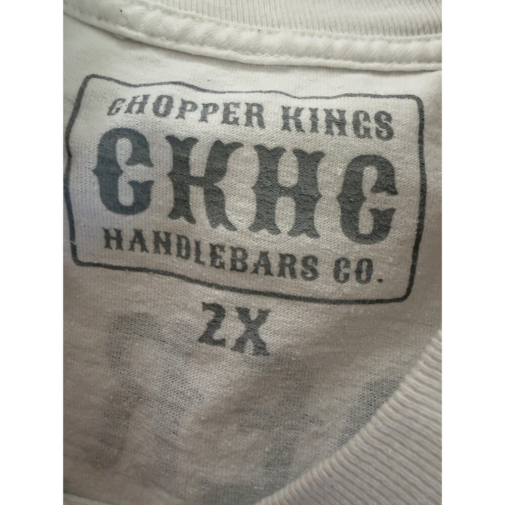 Chopper Kings California Graphic T Shirt Mens 2XL Skull Motorcycle Tee - Picture 3 of 3